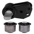 Quioss Front Differential Mount Set 1 Axle 2 Bushing For Jeep Grand Cherokee Commander 2005-2010 