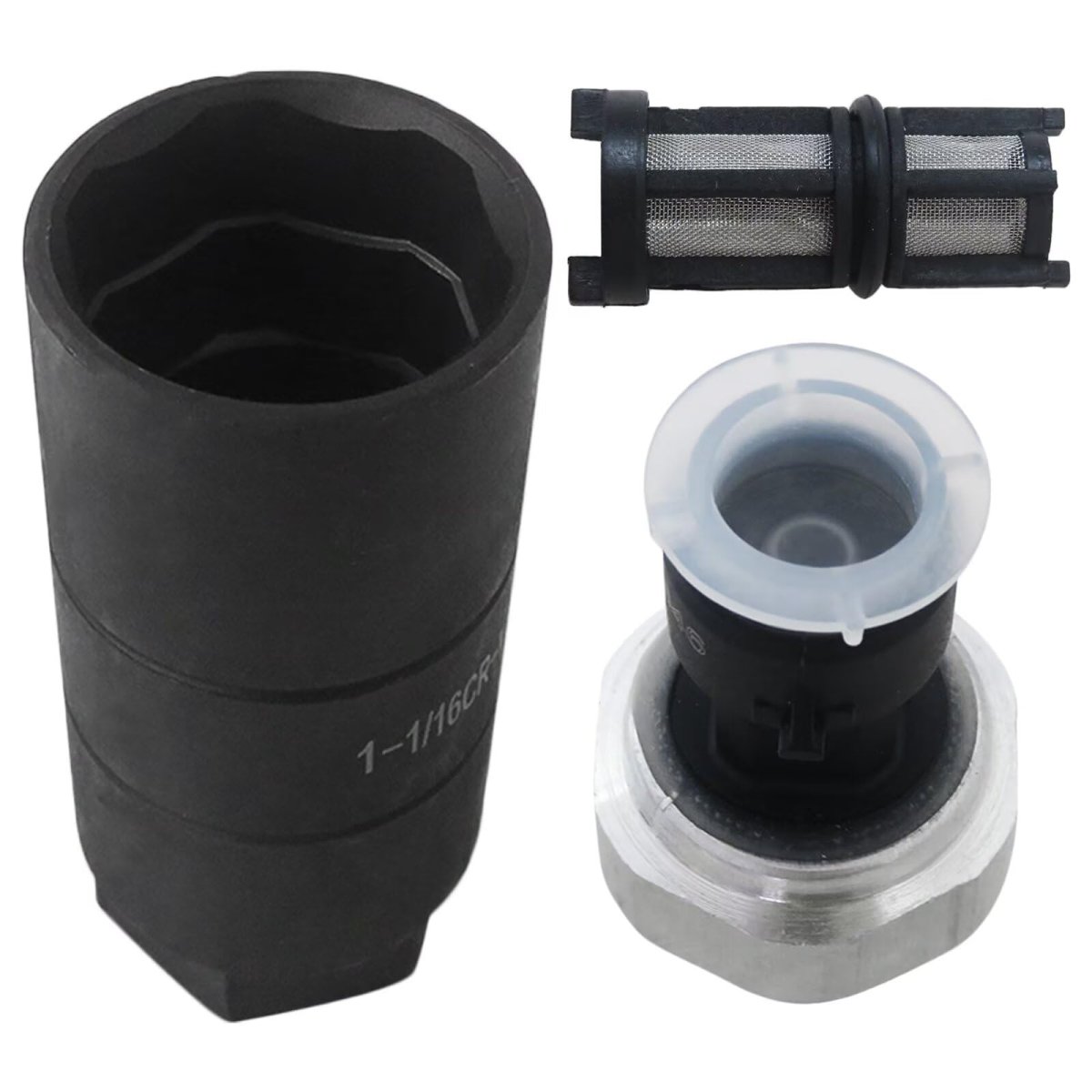 Oil Pressure Sensor 12677836 For Saab 9-7x 5 3l 2005 To 2008 And 6 0l Replaces 926040 12614969 Includes Screen Filter 1 125 In