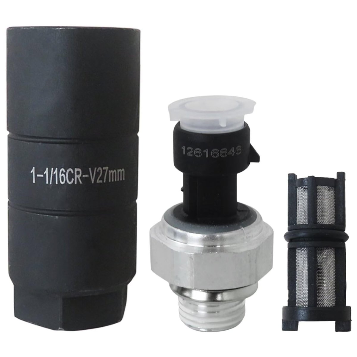 Oil Pressure Sensor 12677836 For Saab 9-7x 5 3l 2005 To 2008 And 6 0l Replaces 926040 12614969 Includes Screen Filter 1 125 In