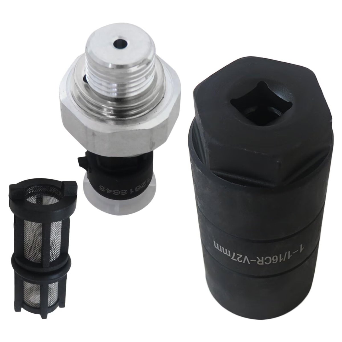 Oil Pressure Sensor 12677836 For Saab 9-7x 5 3l 2005 To 2008 And 6 0l Replaces 926040 12614969 Includes Screen Filter 1 125 In