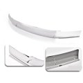 1pc Silver Chrome Hood Deflector Bug Shield For 2017-2021 Ford F250 F350 Super Duty 