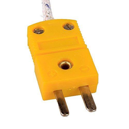 5pcs 3m K Type Mini-connector Thermocouple Temperature Probe Sensor Measure Range -50 700a C