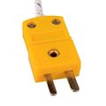 5pcs 3m K Type Mini-connector Thermocouple Temperature Probe Sensor Measure Range -50 700a C
