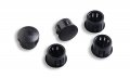 50 Count 3 16 0 1875 Inch Locking Hole Plugs Black Plastic Body And Sheet Metal Plug Mbpf Pdr Paintless Dent Repair 