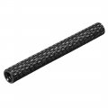 Uxcell M3x40mm Aluminum Standoff With Mesh Texture Column Spacer For Rc Airplane Fpv Quadcopter Cnc Black 2pcs