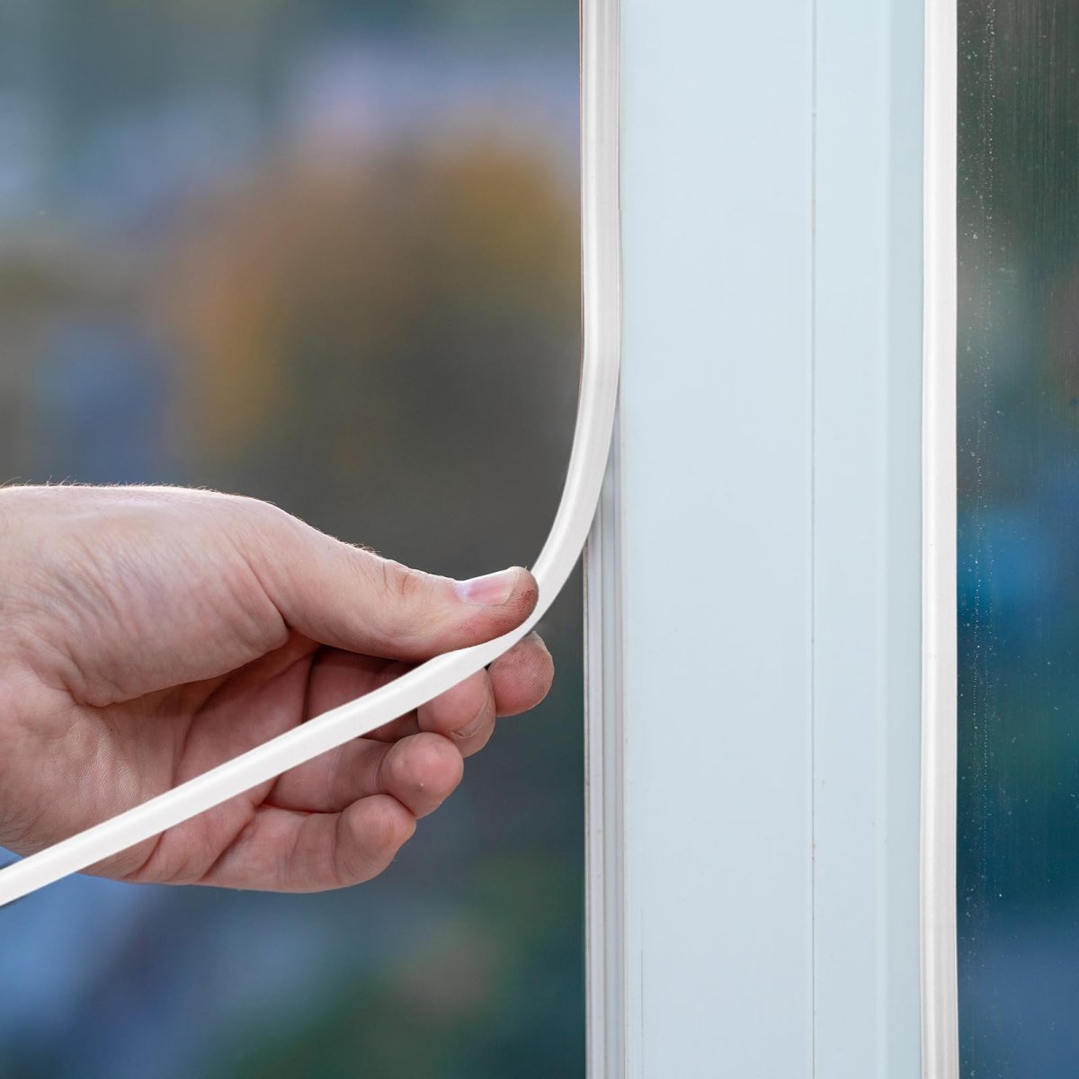 Weather Stripping Door Seal 10 Ft Self Adhesive D Shape Silicone Strip Window Gap Filler For Frame Insulation 15 32 W X 1 4 In