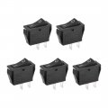 Uxcell 5pcs Spst 2 Position On Off 2pin Boat Rocker Switch Toggle Ac 250v 15a 125v 20a For 32x14mm Snap In
