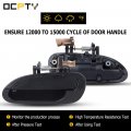 Ocpty Door Handle Exterior Rear Driver Left Side Replacement Fit 1998-2002 For Honda Accord Outside Black