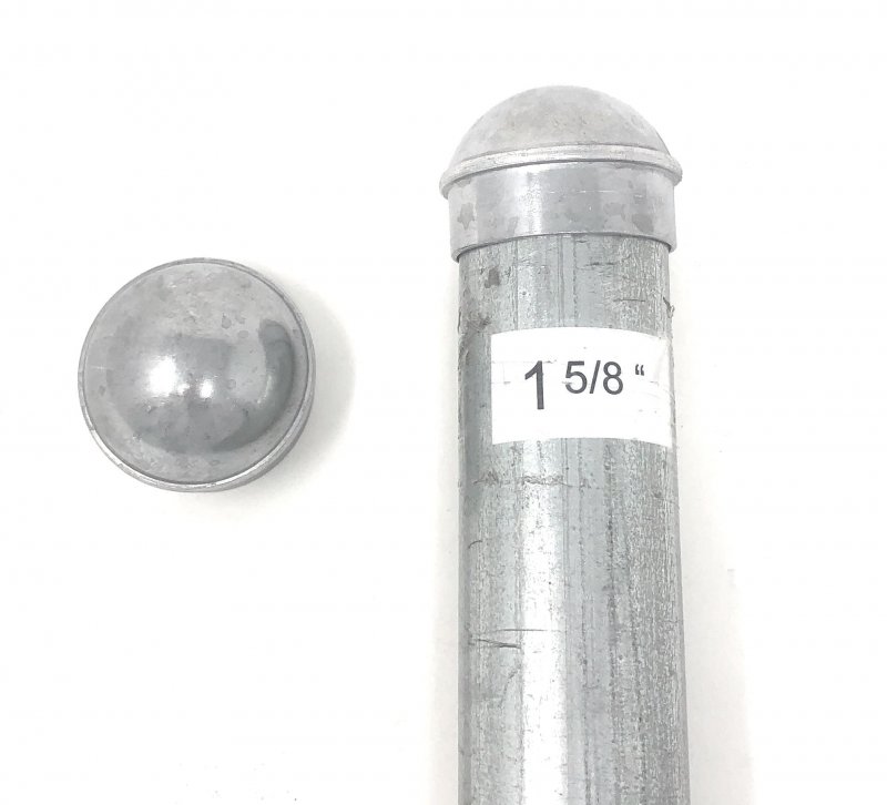 Chain Link Fence Post Caps Dome Fits O D 1-5 8 Inch Round