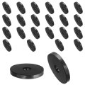 24 Pcs Rubber Spacers 40mm Od X 14mm Id 5mm Height Round Anti Vibration Spacer Bushing Grommets 