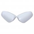 Xtremeamazing 2pcs White Front Driver And Passenger Side Mirror Cover Cap For Corolla 2014-2018 
