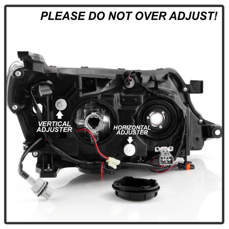 Chrome Housing Oe-style Headlight Headlamp Assembly For 2009-2013 Subaru Forester Halogen Model Driver Side