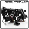 Chrome Housing Oe-style Headlight Headlamp Assembly For 2009-2013 Subaru Forester Halogen Model Driver Side