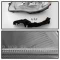 Chrome Housing Oe-style Headlight Headlamp Assembly For 2009-2013 Subaru Forester Halogen Model Driver Side