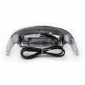Httmt Mt438f-14- New Front Led Fender Tip Light Smoked Lens Compatible With H-d Flhx Flhr 14 15 16 17