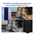 Mini Body Camera Portable Wearable Video Recorder Hd Night Vision 128g Extension Magnetic Security Bodycam With 90a Rotation