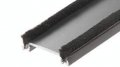Hp35711 84 In Clear Anodized Wide Commercial Door Astragal With Weatherstrip Aluminium 
