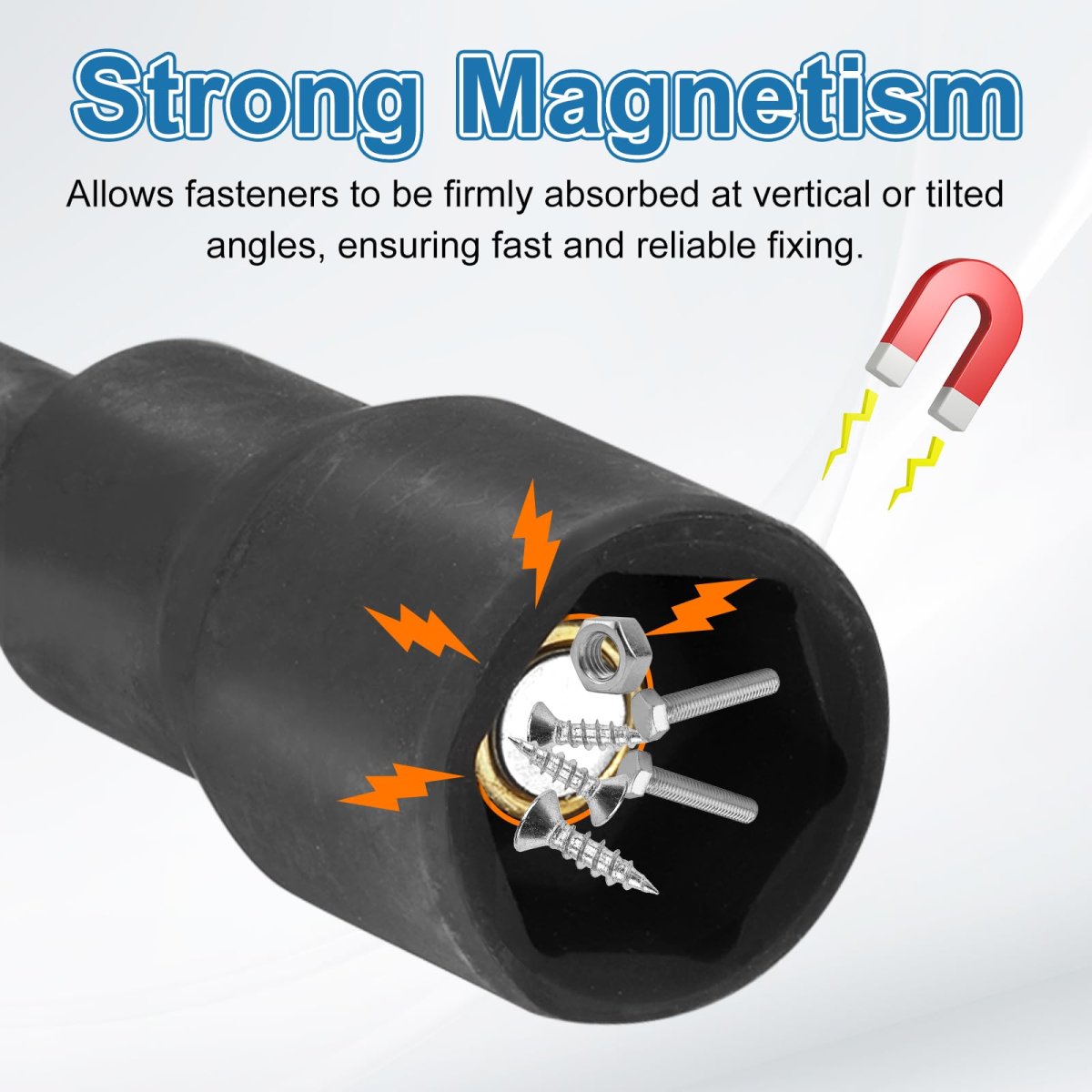 Hex Nut Driver Drill Bit 7mm Metric 6 Point Socket 1 4 In Shank Magnetic Cr V Steel Bolt For Power Drills Impact Drivers 5 91