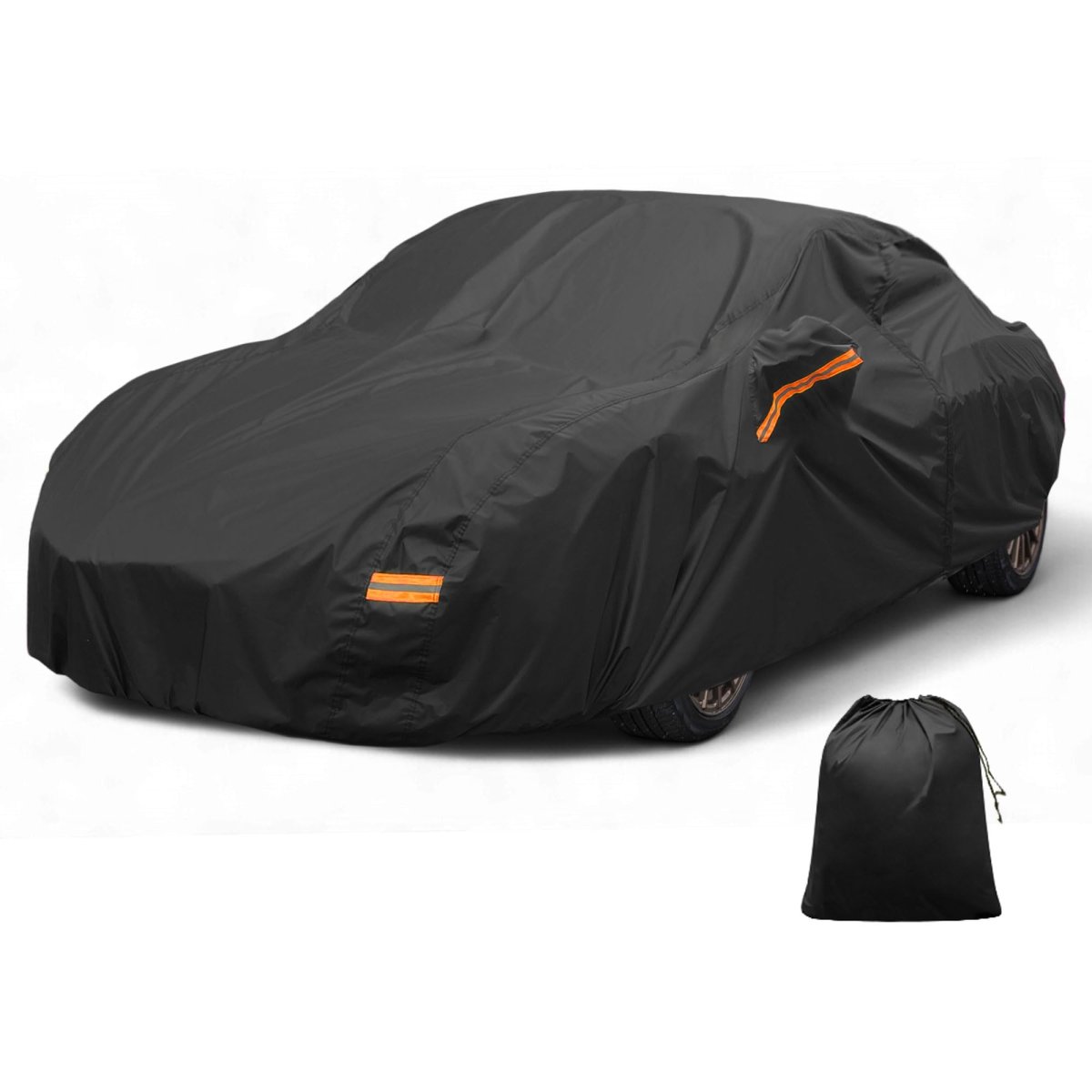Waterproof Outdoor Car Cover For Lexus Rc Sun Rain Snow Hail Protection With Aluminum Film And Spunlace Cotton Black Left Side
