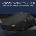 Waterproof Outdoor Car Cover For Lexus Rc Sun Rain Snow Hail Protection With Aluminum Film And Spunlace Cotton Black Left Side