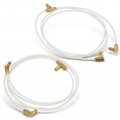 A-premium Rear Pair 2 Convertible Power Top Hydraulic Fluid Hose Lines And Fittings Plastic Hoses Compatible With Chevrolet