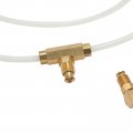 A-premium Rear Pair 2 Convertible Power Top Hydraulic Fluid Hose Lines And Fittings Plastic Hoses Compatible With Chevrolet