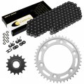 Caltric Black O-ring Drive Chain And Sprockets Compatible With Honda Cbr900rr Fireblade Sc44 50 00-03