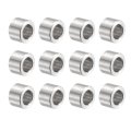 12pcs Stainless Steel Spacer 6 2mm Bore X 10mm Od 6mm Length Screw Bushing Plain Finish Round Metal For M6 Screws Bolts And 
