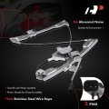 A-premium Electric Power Window Regulator With 2-pin Motor Compatible Chrysler 300 2005-2010 Dodge Charger 2006-2010 Magnum