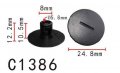 Autobahn88 Fixing Clip Compatible With Suzuki Oem 914805042 Pack Of 20