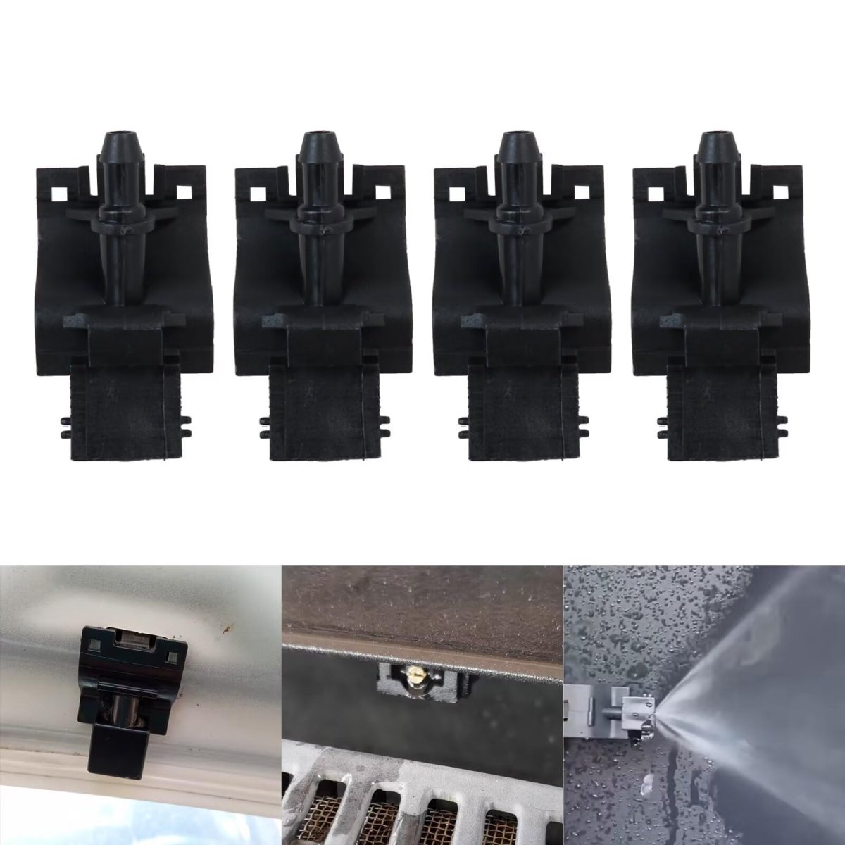 4pcs Windshield Washer Nozzle 85381-0t010 85381-0t020 85381-0t030 Fit For Toyota Corolla Le Sedan 4-door 1 8l 1794cc L4 Gas