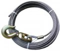 Scc-3775-swh Winch Cable 8 X 75 Eips Iwrc Steel Core With 3 Ton Swivel Hook For Rollback Wrecker Tow Truck Crane More 4-38sc75s 