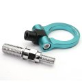 Auto Dynasty Billet Aluminum Racing Front Tow Hook For Honda Fit 2009 2010 2011 2012 2013 M18 X 2 5 Light Blue