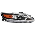 Headlight Assembly Replacement Fit 2010-2012 For Ford Taurus Black Housing Clear Lens Passenger Side