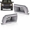 G-plus Front Bumper Caliper Air Duct Compatible With 2003-2007 Chevy Silverado 1500 Ss-style Left Right Pair Gray