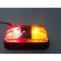 Cicitree 4pcs Red Amber Side Marker Signal Light Clearance Indicator Lamp For Truck Trailer Caravan 10-30v