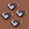 Cicitree 4pcs Red Amber Side Marker Signal Light Clearance Indicator Lamp For Truck Trailer Caravan 10-30v