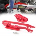 Fsfy Motorcycle Red Swingarm Chain Slider Guide Guard Protector For Honda Cr125r Crf450r Crf450x Crf250r 2005-2007