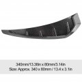Qiilu Car Fender Side Vents 2pcs Vent Air Wing Cover Trim Stickers Decorative Flow Intake Hole Grille Spoiler Auto Exterior