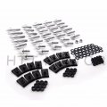 Httmt Mt215-006- Silver Spike Fairing Bolts Kits Compatible With 2004 2005 2006 Yzf R1 Yzf-r1 Yzfr1