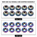 License Plate Holder Car Modification M6 Gasket Bolt Frame Decoration Screw Colorful