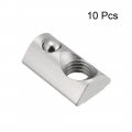 Roll-in Spring M8 T Nut Roll Ball Elastic Nuts For 4040 Series Aluminum Extrusion Profile Suitable With 8mm Groove Depth Pack