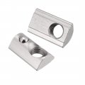Roll-in Spring M8 T Nut Roll Ball Elastic Nuts For 4040 Series Aluminum Extrusion Profile Suitable With 8mm Groove Depth Pack 