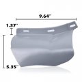 G-plus Rear Bumper Quarter Panel Fillers Kit Compatible With 1986-1990 Chevy Caprice Impala Abs Plastic- Primed Gray