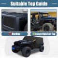 X Autohaux Suv Car Cover Cab For Jeep Wrangler Jk Jl Hardtop And Convertible Soft Top 4 Door 2007-2021 Outdoor Sun Dust Wind