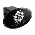 Supernatural Anti Possession Symbol Oval Tow Trailer Hitch Cover Plug Insert