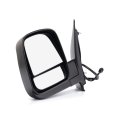 Driver Side Door Mirror For Gmc Savana 4500 2009 To 2017 Power Heated Manual Folding Textured Black Replacement 15227418 