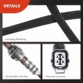 A-premium O2 Oxygen Sensor Compatible With Honda Accord 2000 2001 2002 3 0l Upstream Downstream 2-pc Set Replace 36532paal02