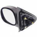 Ford Contour 1997 98 99 00 01 2002 Door Mirror Driver Side Manual Chrome Replacement For F85z17683baa F7tz17d743ab Fo1320344