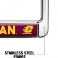 Central Michigan University Alumni Logo Full Size Standard License Plate Metal Frame